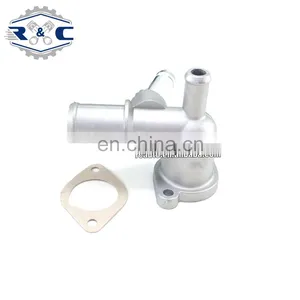 R&C High Quality Metal Cooling Thermostat Housing 96320215 Hose Connector For Chevrolet Spark Daewoo Auto Water Coolant Flange thumbnail-1