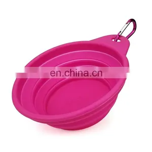 Hot Selling Factory Supply Folding Silicon Dog Bowl for Dogs Travel Convenient Bowl thumbnail-4