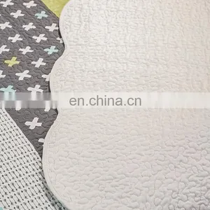 Luxury Vintage Plaid Floral Patchwork Bedsure Queen/King/Custom Size3-Piece Quilt Set Coverlet thumbnail-7