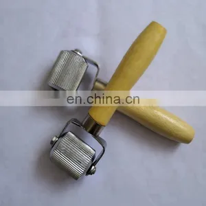 Wooden Handle and Steel Head Ball Bearing Stitcher for Tyre Tire Patch Repair Tools thumbnail-1