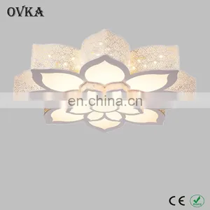 Creative Flowers Warm Home Lighting Acrylic Ceiling Lamps thumbnail-1