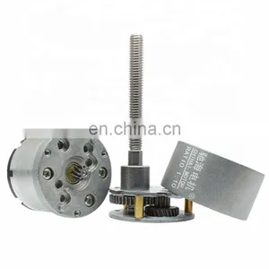 ChiHai Motor CHR-GM37-520K DC CHINA Metric Screw Shaft Gear Motor 24V 12V Mating Flange Nut thumbnail-4