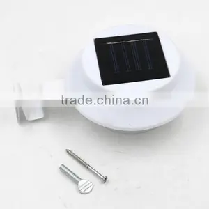 Outdoor 3LED Garden Wall Fence Solar Gutter Led Light thumbnail-4