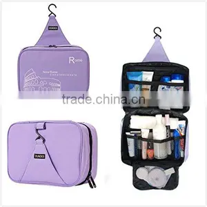Portable Multi-Functional Waterproof Travel Toiletry Wash Cosmetic Bag Makeup Storage Case Hanging Grooming Storage Bags thumbnail-1