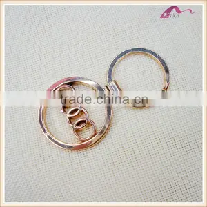 Fashion Luxury Rose Gold Car Logo Keychain Promotional thumbnail-1
