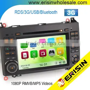 Erisin ES7682M 7" 2 Din Car DVD Player for Mercedes Sprinter Viano Vito thumbnail-1