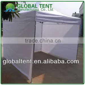 Steel Pop Up Marquee Tent Frame 3x3m ( 10ft X 10ft),30mm, With White Canopy & Valance(Unprinted), 3 Full Walls thumbnail-1