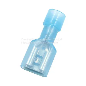 Nylon Female Fully Insulated Terminal FDFN2-250 Male and Female to Plug Cold-pressing Terminal Lug 6.3 Plug Spring Copper Wire thumbnail-1