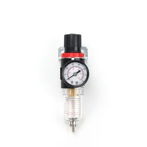AFR2000/BFR2000/BFR3000/BFR4000 Pneumatic Air Compressor Filter Pressure Regulators Valve With Gauge thumbnail-1