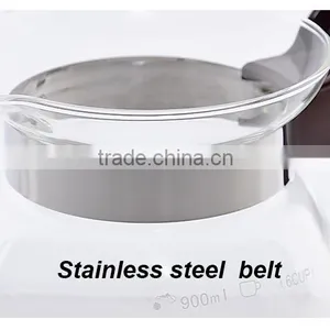 Instant Hot Water Kettle, 1 Liter 34 oz Pyrex Glass , High Quality Lead-free Glass Tea Kettle 2016 thumbnail-2