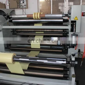 Automatic TPE Film Nomex Paper Slitting Machine Slitting Rewinder 33 Production Capacity 600/800mm +/_0.1mm 150m/min 400mm 6kw thumbnail-2