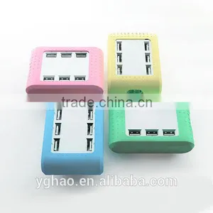 Wholesale New Design Super Fast Charging 5V 4A Multiple Port Universal 5 Usb Travel Wall Charger for Mobile Phone thumbnail-5