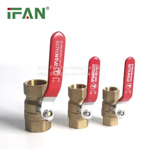 IFAN Wholesale 1/2-4 Inch High Pressure Ball Valve Brass Ball Valve for Water thumbnail-1