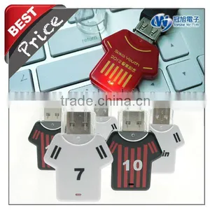 OEM Cute T Shirt Shape Plastic Jersey Usb Stick With Own Logo Clothes Usb thumbnail-1