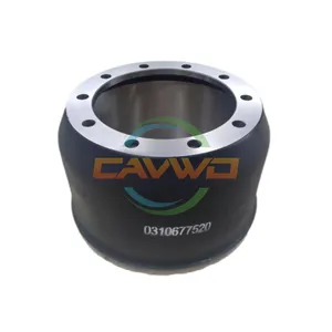 0310667620 BPW Truck Brake System Brake Drum thumbnail-2