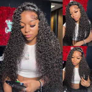 Wig 100% Human Hair Virgin Hair Lace Wig Curly thumbnail-1
