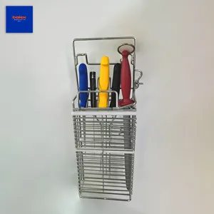 304 Butcher Knives Holder Stainless Steel Basketstorage S Size, Knife Cage & Knife Basket & Kitchen Racks Produced by BOLEX CUTLERY China thumbnail-1
