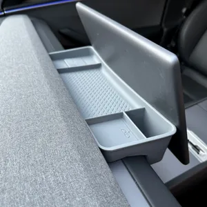 Tesla Model Y Juniper Interior Accessory - Door-Mounted Organizer With Mesh Ventilation and Key Clip thumbnail-5