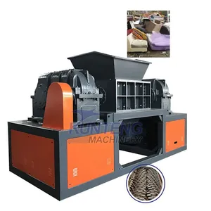 Industrial Mattress Shredder Machine Household Waste Plastic Glass Furniture Foam Sofa Wood Shredder EPC thumbnail-1