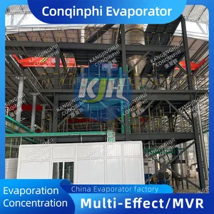 Evaporador MVR montado em carrinho tubular com serviço de manutenção gratuito e orientação de instalação thumbnail-3