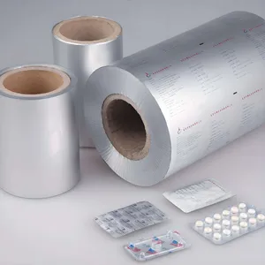 0.02mm-0.04mm 8011 Alloy Medical Aluminum Foil for Blister Packaging Half Hard Temper Roll thumbnail-1