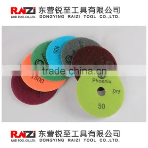 Premium Wet and Dry Polishing Pad White Resin thumbnail-4