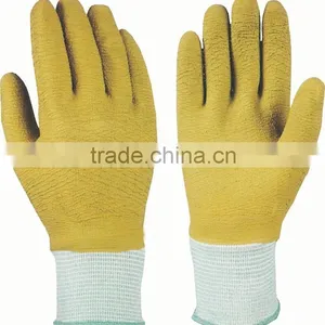 Latex Coated Cotton Glove/nylon Safety Glove thumbnail-1