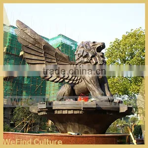 Large Outdoor Forged Lion Sculpture thumbnail-1