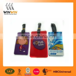 Promotion Fashion Soft Pvc Luggage Tag thumbnail-6