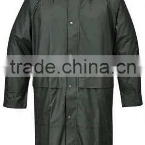 Waterproof Men Breathable pu Raincoat thumbnail-1