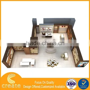 Factory Price Ladies Shop Decoration Wooden Dressing Cabinet Design,shop Furniture Garment Display With Used Clothing Racks for thumbnail-3