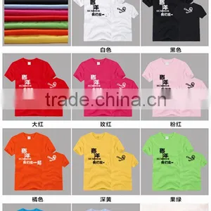 100% Cotton T-shirt ,custom Round Neck T-shirt Wiht Heat Transfer Printing,sublimation Shirt thumbnail-1