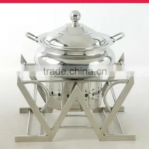 Steel Cheffing Dish, Wedding & Party Utensils, Food Serving Dish, Hot Keeping Dish, Catering Item, Hotel & Restaurant Utensils thumbnail-1