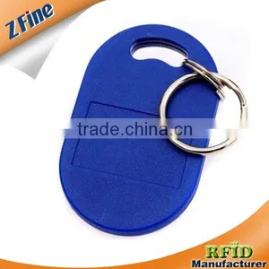 RFID Plastic Key Tag Fob 13.56mhz thumbnail-1