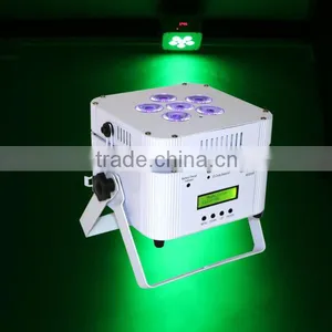 2015 New Promotion KTV/DJ Decoration Light 6pcs 6in1RGBWA+UV PAR Lights thumbnail-3