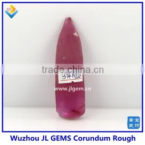 Hot Sale Synthetic Red Ruby 3# Corundum Rough Uncut Stone thumbnail-1