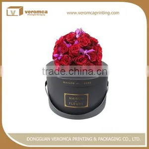 Hot Selling Wedding Bouquet Holders Flower Delivery Box Round thumbnail-1