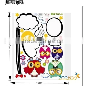 ALFOREVER the Owl Whiteboard Sticker,whiteboard Decals for Kids thumbnail-2