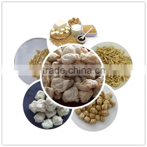 Full Automatic Textured Soya Protein/Soya Meat Processing Machines/Extruder/Production Line thumbnail-6