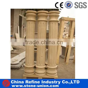 Spain Beigh Natural Stone Roman Doric Columns and Pillars for Sale thumbnail-1
