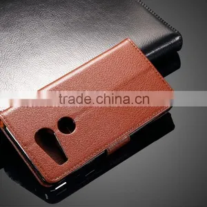 MMT Litchi Grain With Buckle PU Leather Wallet Case With Card Slot Case With PC Back Cover For Google 5X MT-4927 thumbnail-4