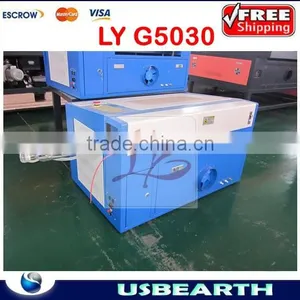 LY G5030 Industrial Grade Laser Engraving and Cutting Machine,Wood Laser Engraving Machine,Auto Cut-off Function If Non-water thumbnail-1
