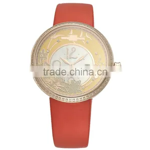 2015 Cheap Custom Logo Fashion Lady Watch With Multi Color thumbnail-3