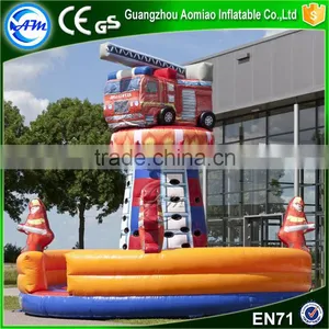 Hot Sale Inflatable Rock Climbing Wall Climbing Tower Fire Truck Inflatable Climbing Wall Supplier's Choice thumbnail-2