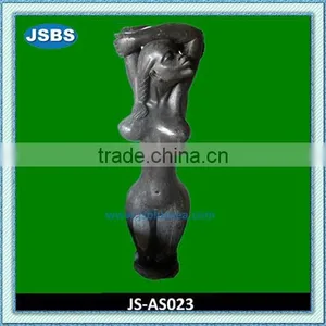 Black Nude Woman Marble Statue thumbnail-1