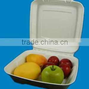 Biodegradable Tree-free Bagasse Pulp Food Box thumbnail-1