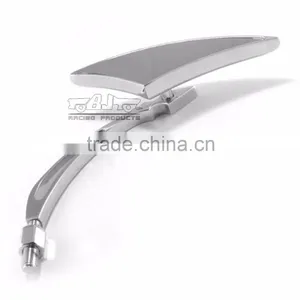BJ-RM-036 Motorcycle Part Manufacturers Blade Style Universal Black CNC Motorcycle Mirrors for Harley thumbnail-2