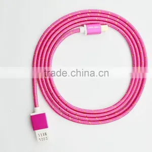 Nylon Braided Usb Cable Fabric for Travel Charger Usb thumbnail-2