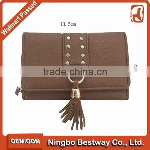 Fashion Leather Teen Wallets/Faux Leather Travel Wallet /Cheap Wallets for Girls thumbnail-2