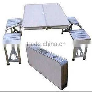 Folding Camping Table and 4 Stools,table and Chair Set,picnic Table Sets thumbnail-1